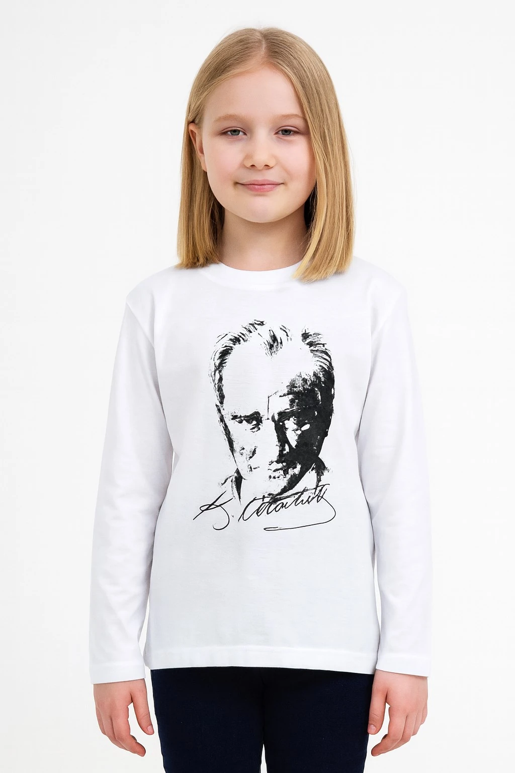 Atatürk Baskılı Uzun Kol Tişört