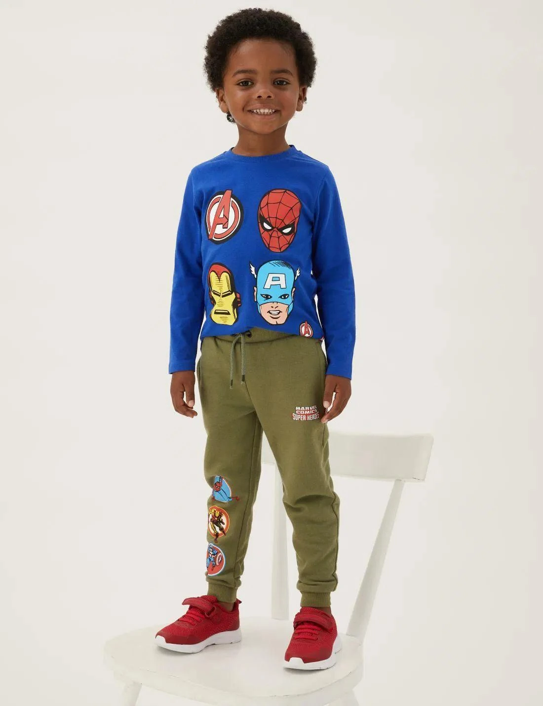 Spiderman Uzun Kollu Çocuk Tişört