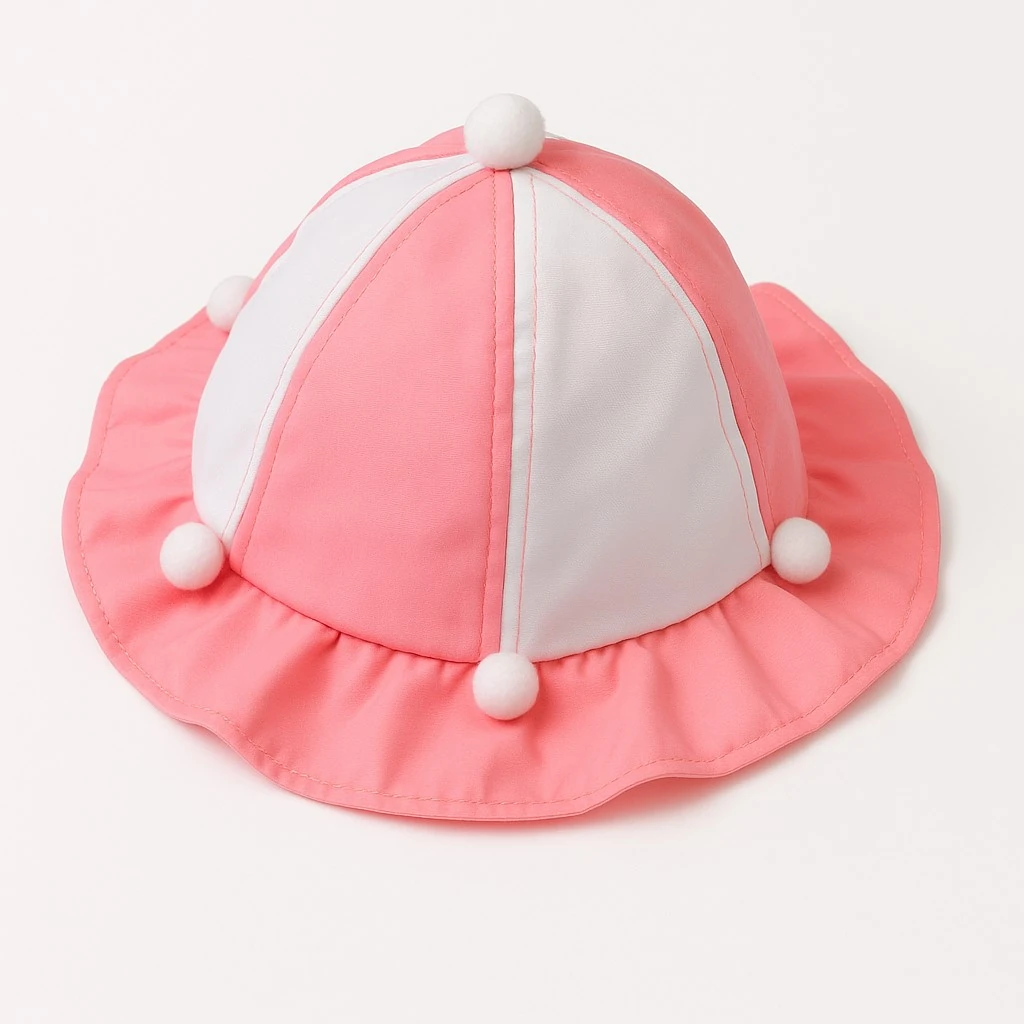 Ponpon Detaylı Bebek Şapka