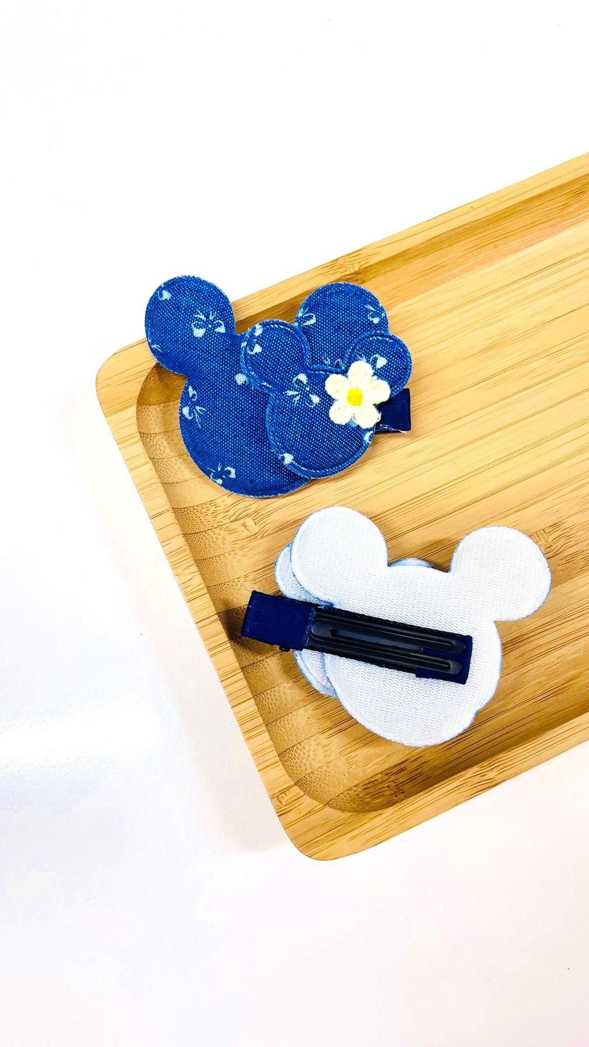 Minnie Kot Desenli Kız Çocuk Toka