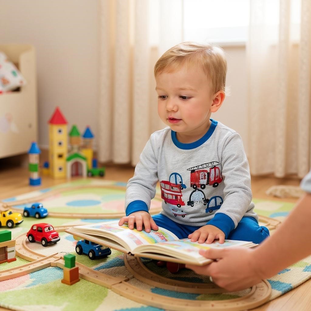 Araba Desenli Mevsimlik Slim Çocuk Pijama Takım
