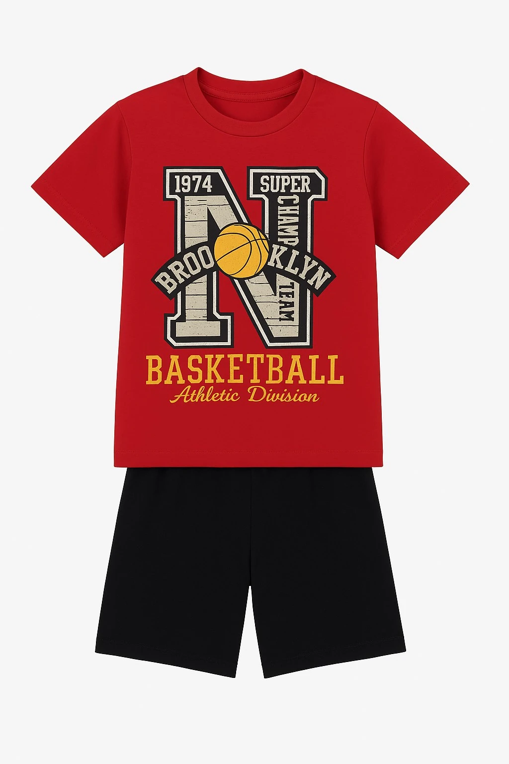 Basketball Erkek Çocuk Şortlu Takım