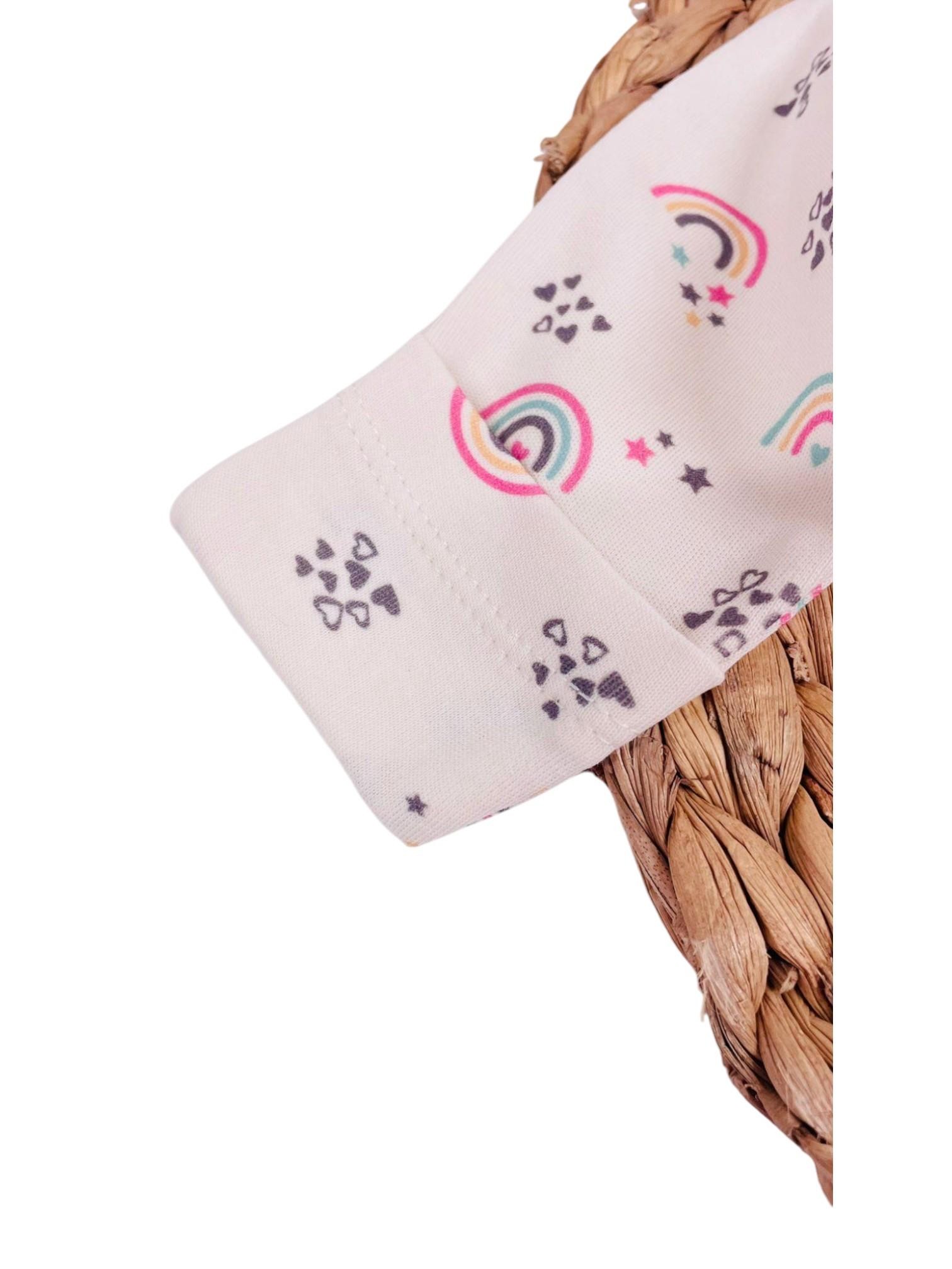 Gökkuşağı Bebek Zıbın Set - 3lü Set