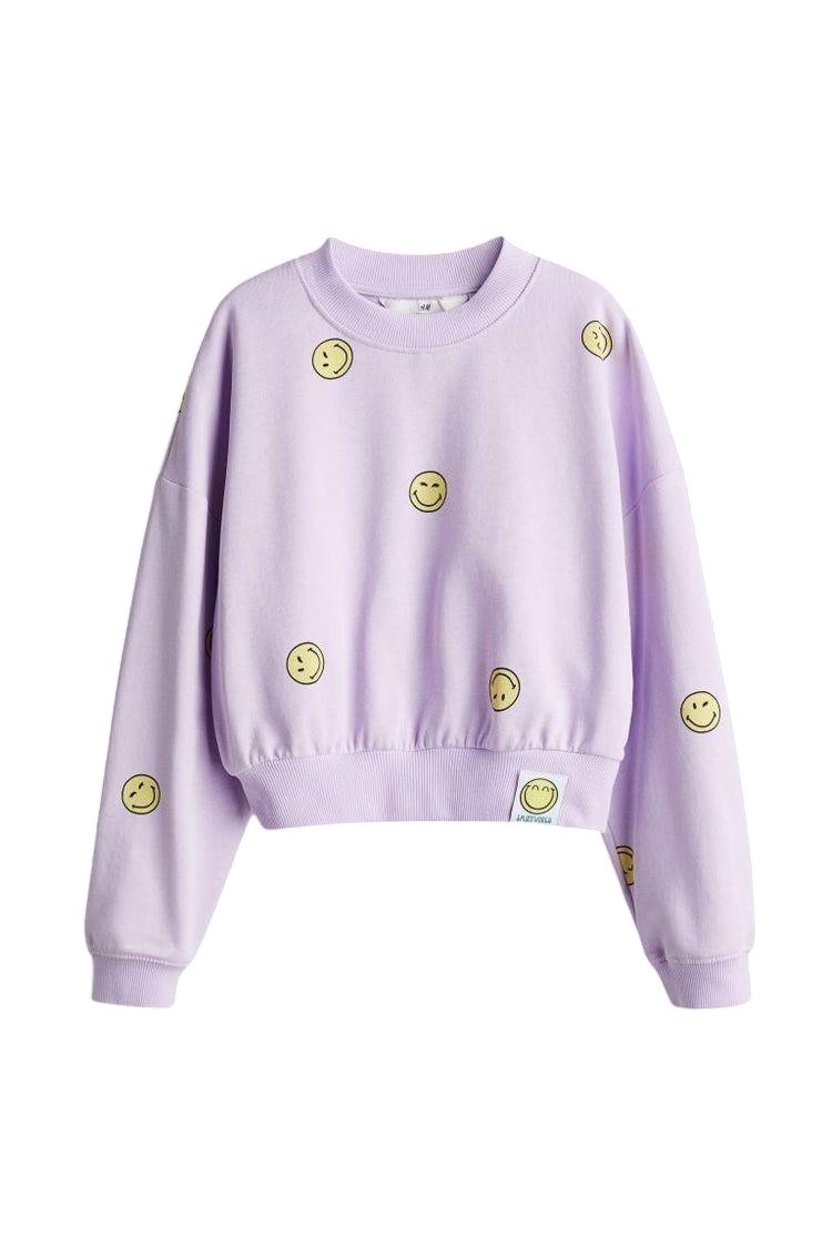 Emoji Kız Çocuk Sweatshirt