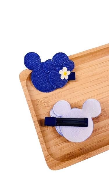 Minnie Kot Desenli Kız Çocuk Toka
