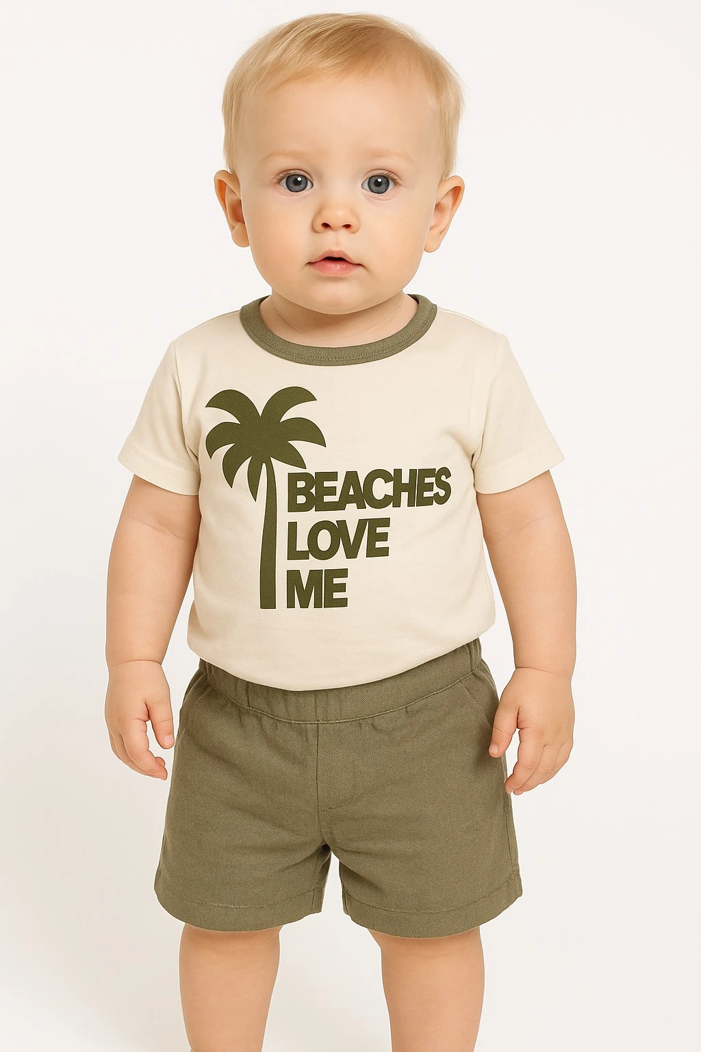 Beaches Erkek Bebek Şortlu Takım