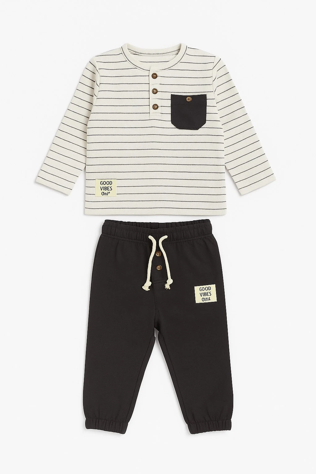 Çizgili Erkek Çocuk Takım