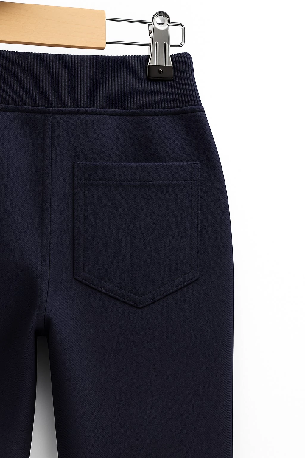 Beli Ribanalı Lastikli Okul Pantolonu - Garson Boy