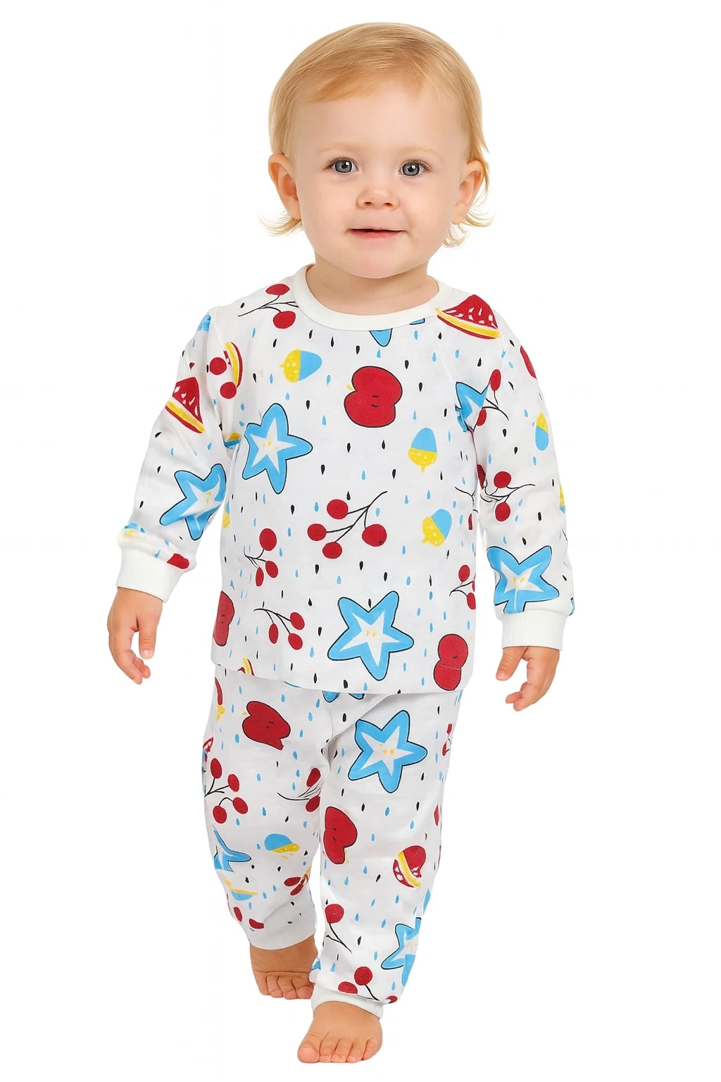 Deniz Yıldızı Kız Bebek Pijama Takım