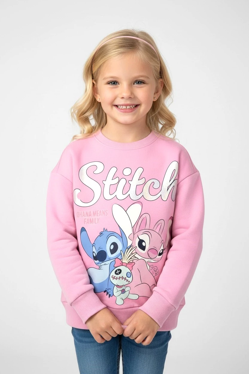 Stitch Kız Çocuk Sweatshirt