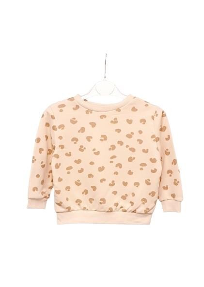 Desenli Kız Çocuk Sweatshirt