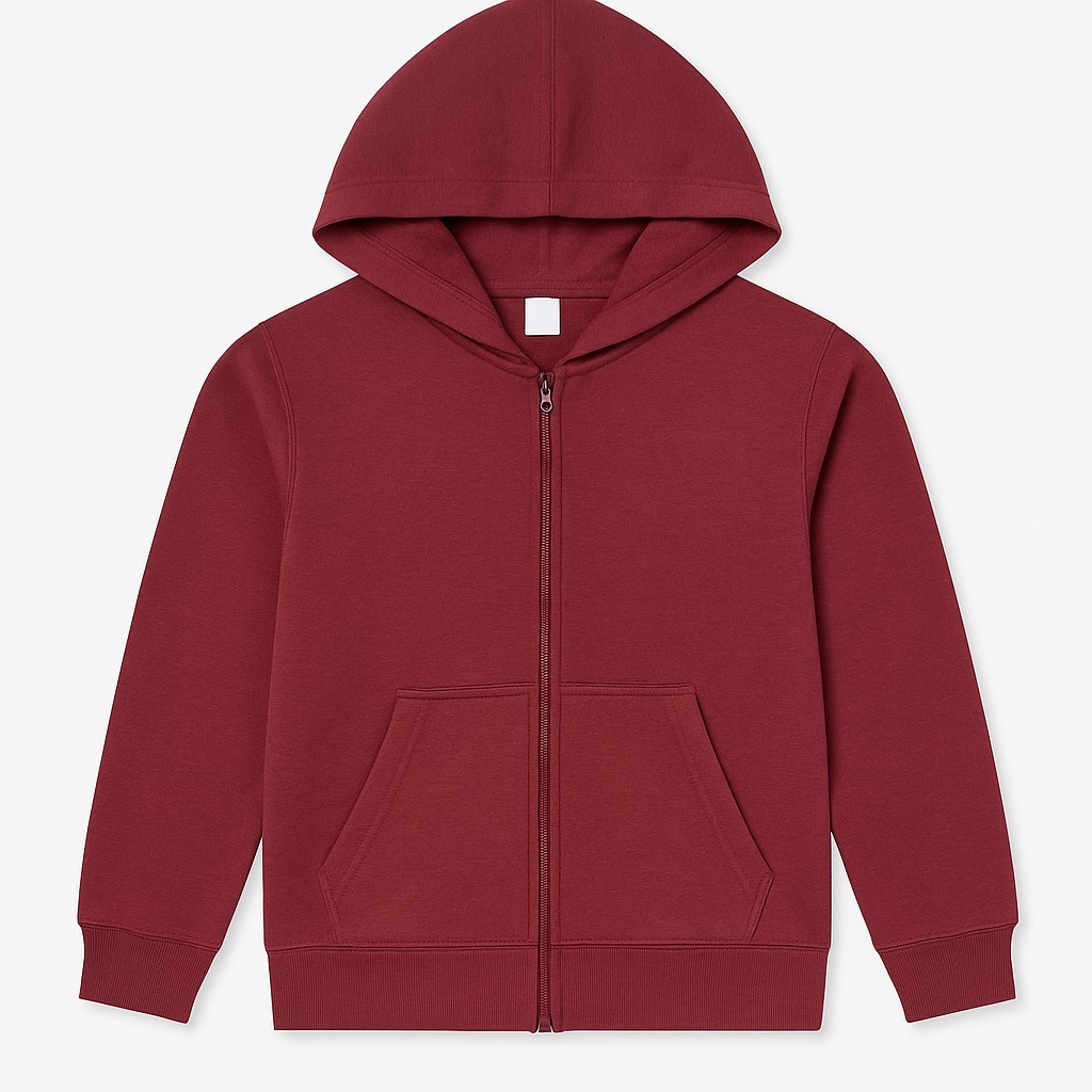 Fermuarlı Kapüşonlu Sweatshirt