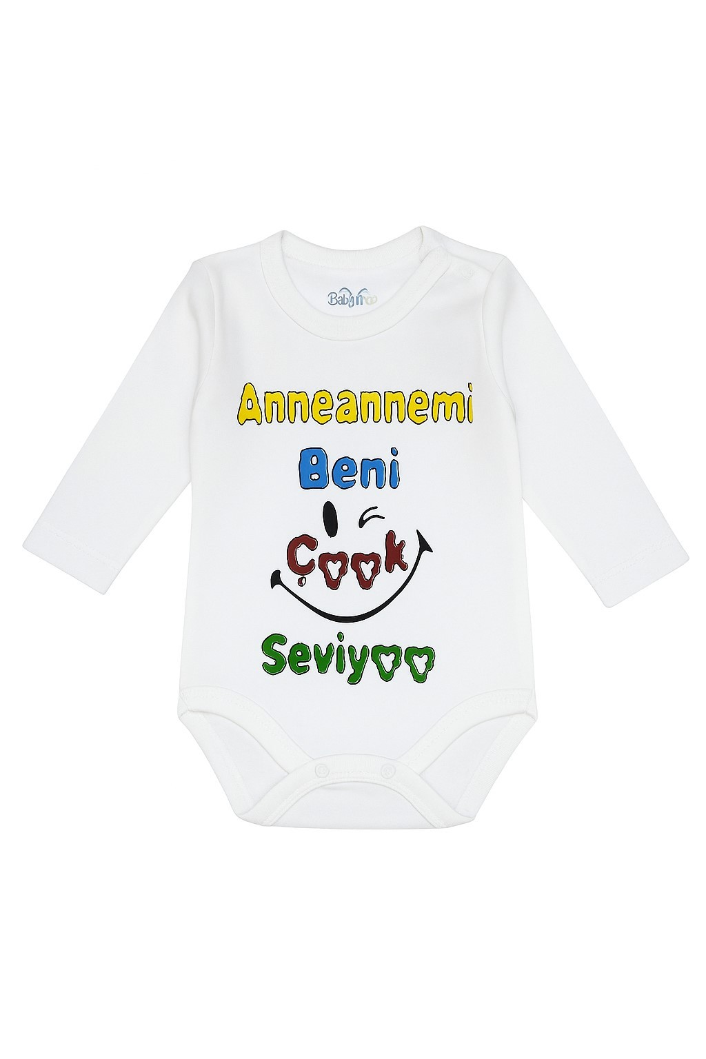 Baskılı Bebek Body Zıbın (Anneannem Beni Çok Seviyor)