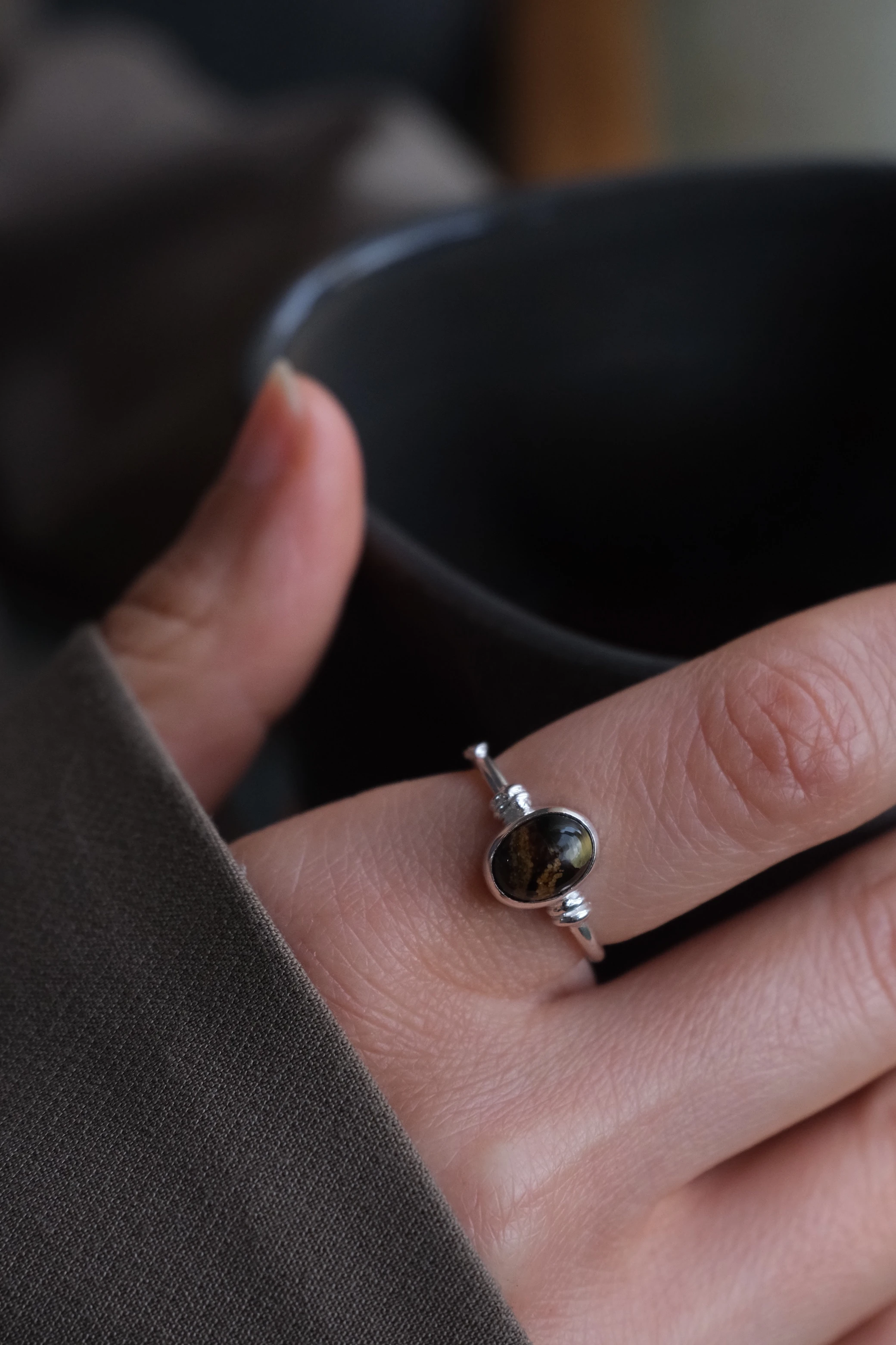 pietersite ‘dear’ yüzük