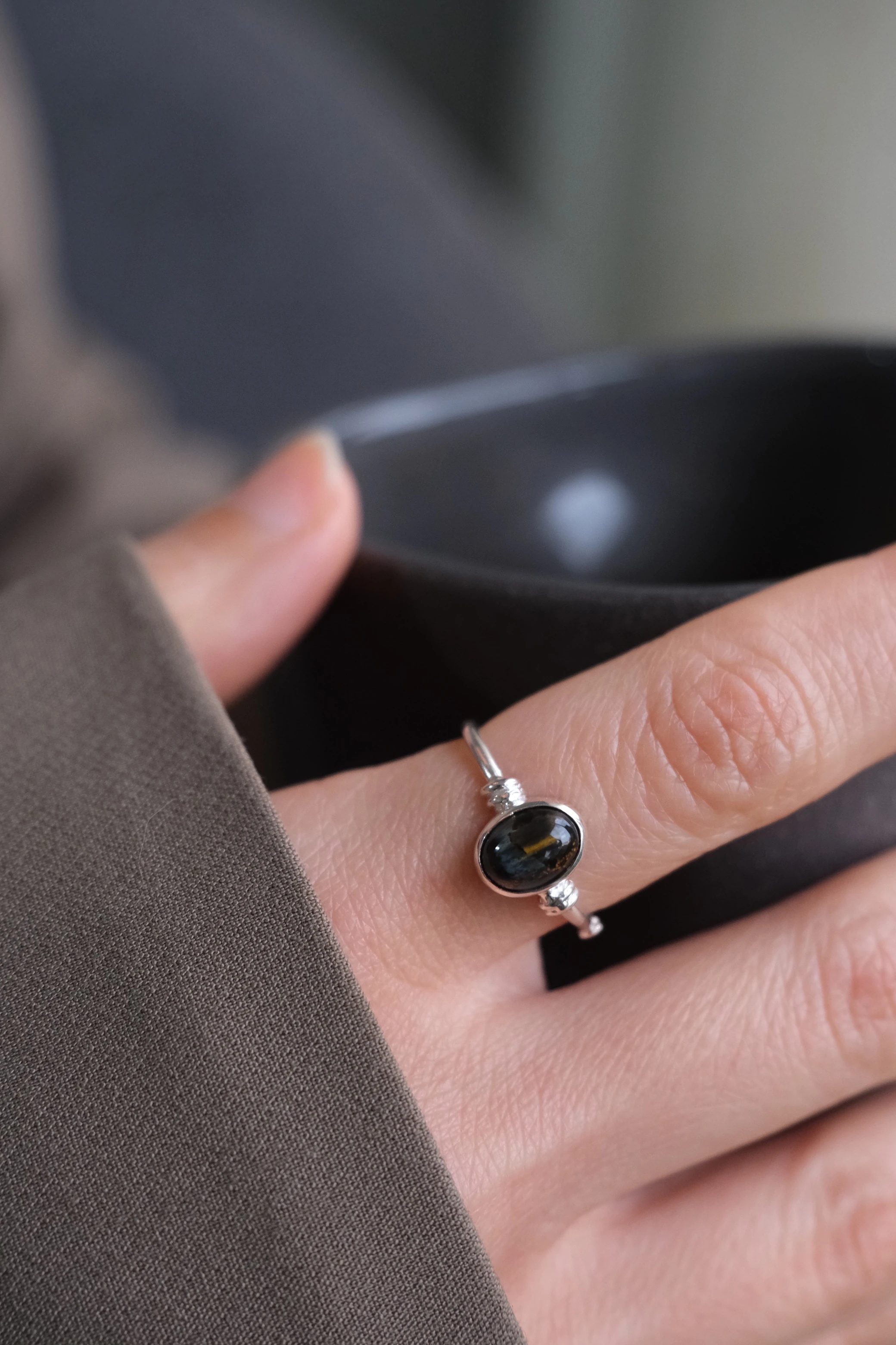 pietersite ‘dear’ yüzük