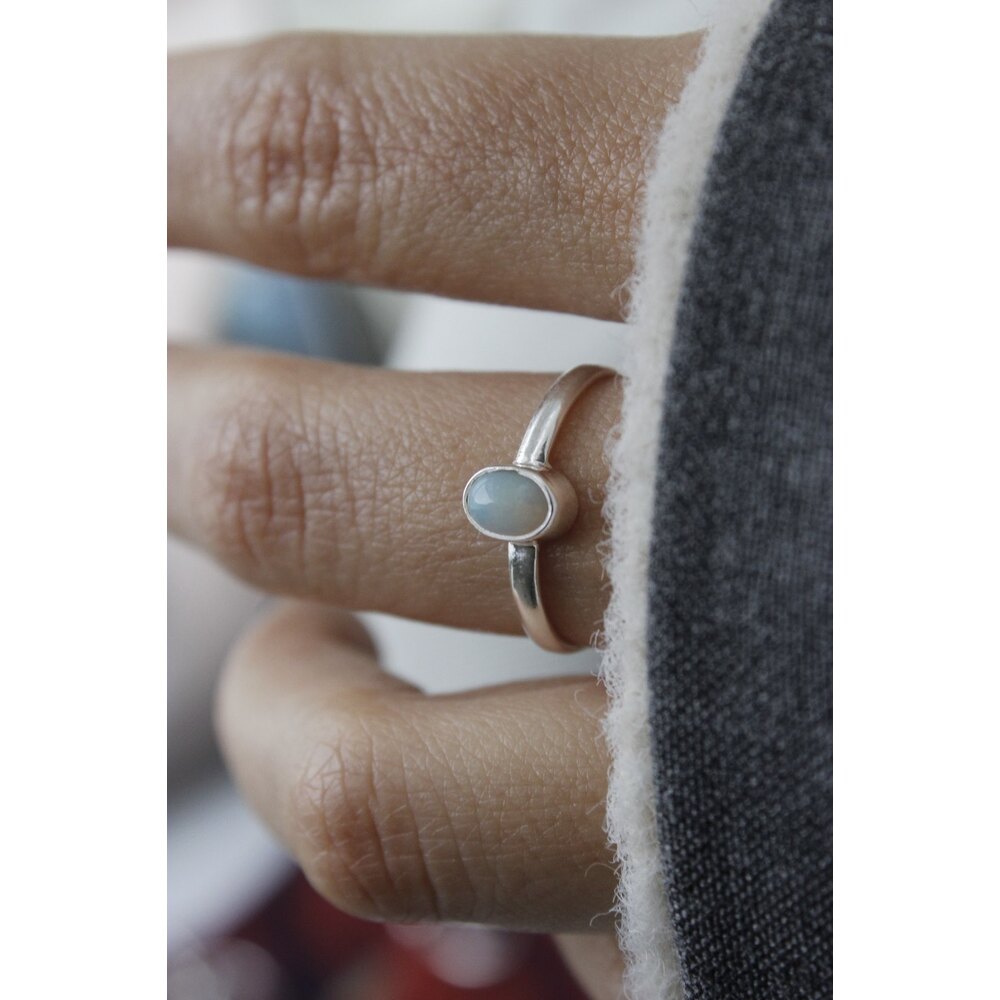 OPAL YÜZÜK NUMARALI SİLVER