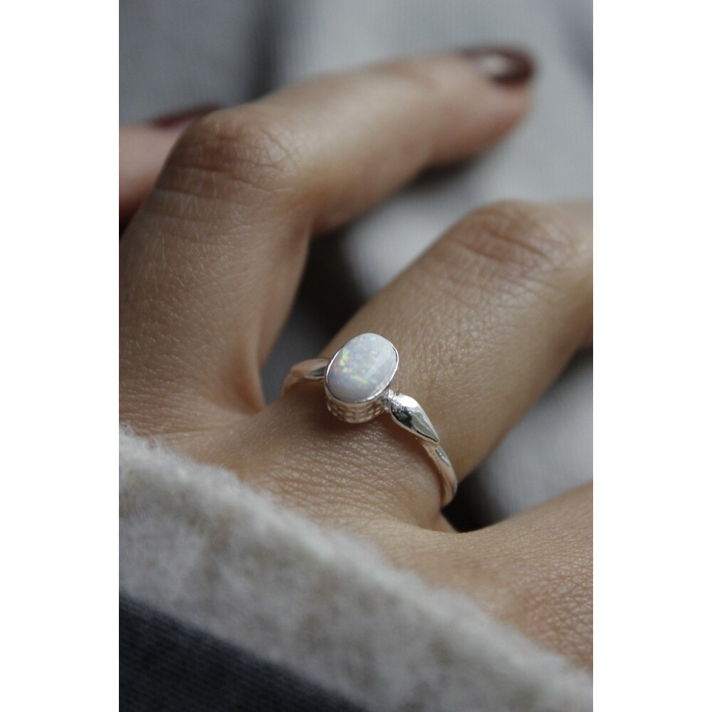 OPAL 'LADY' YÜZÜK SİLVER