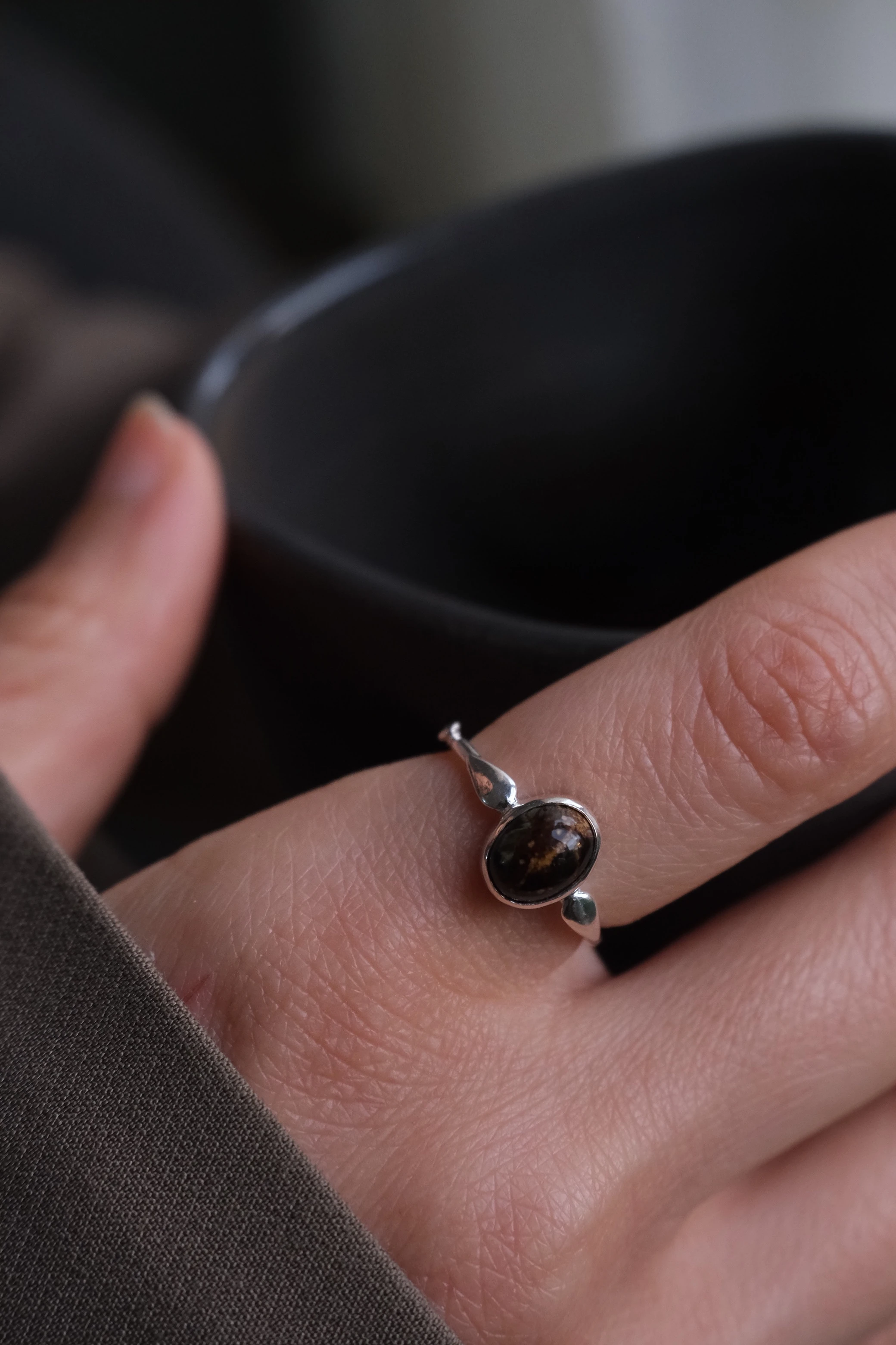 pietersite ‘lady’ yüzük