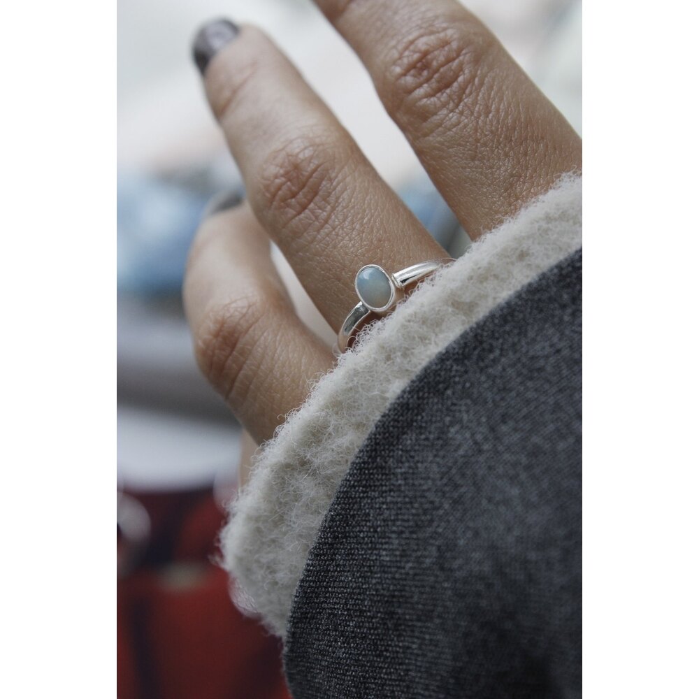OPAL YÜZÜK NUMARALI SİLVER