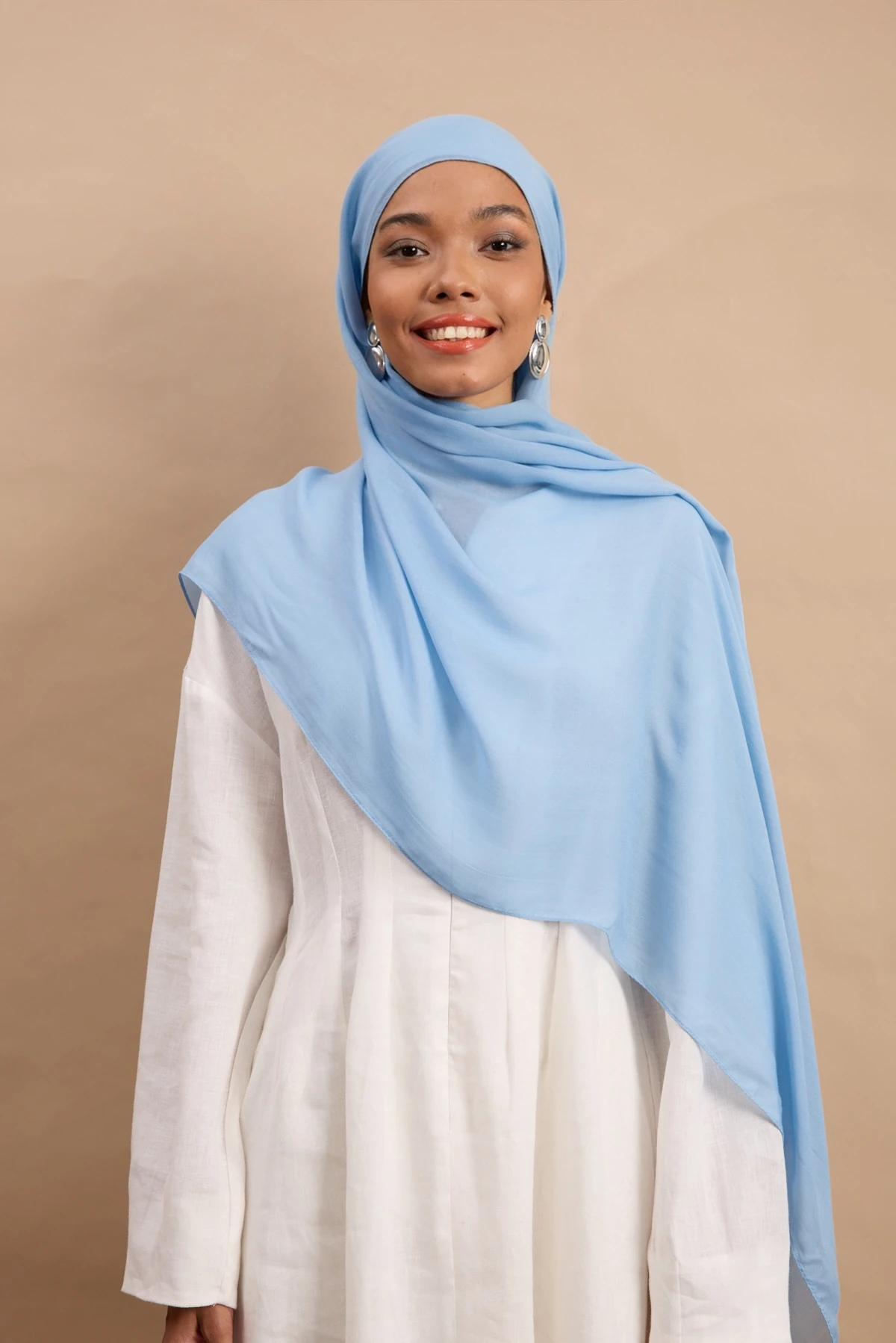 Natural Modal Şal - Mavi