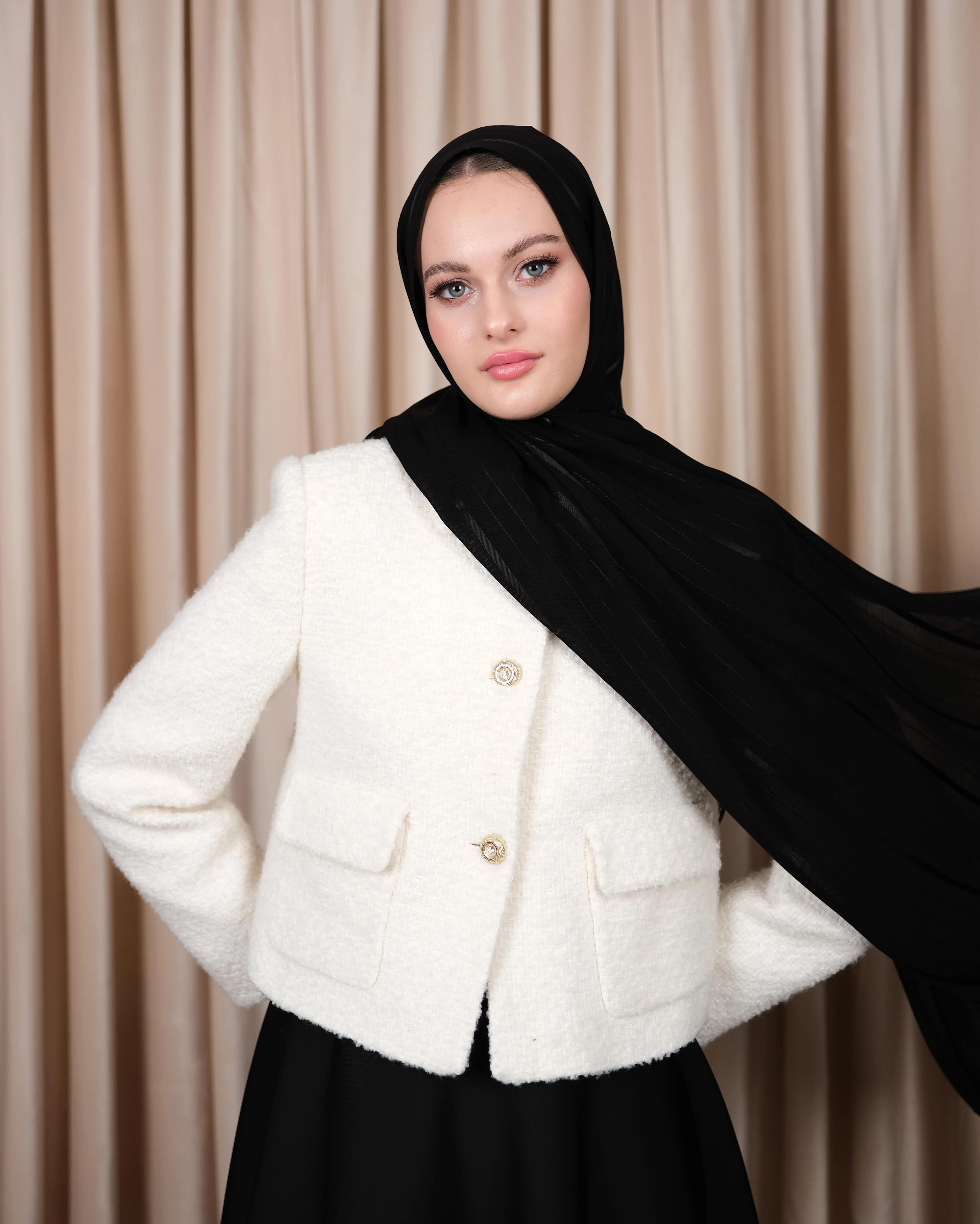 Flossy Modal Şal Aura Desen