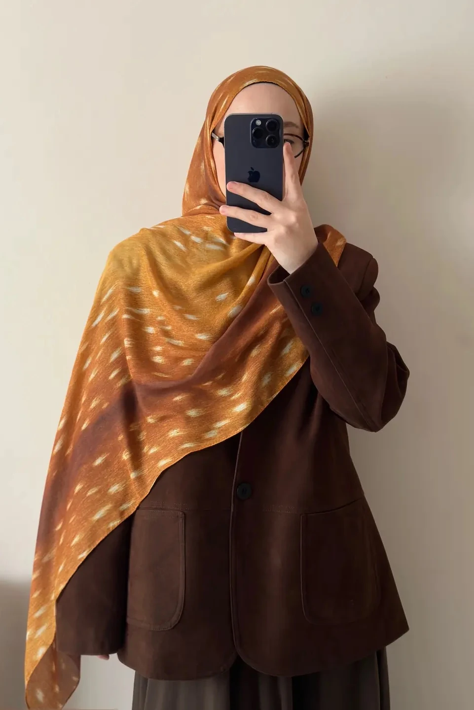 Natural Modal Şal Bambi - Açık