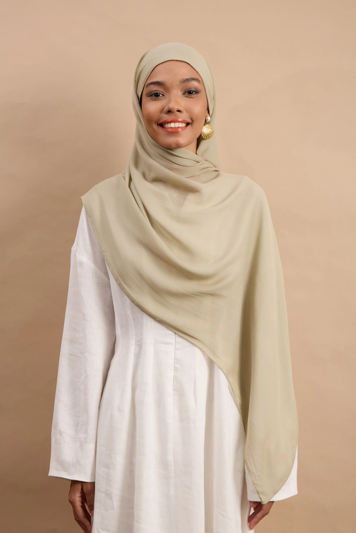 Natural Modal Şal - Çağla Yeşili