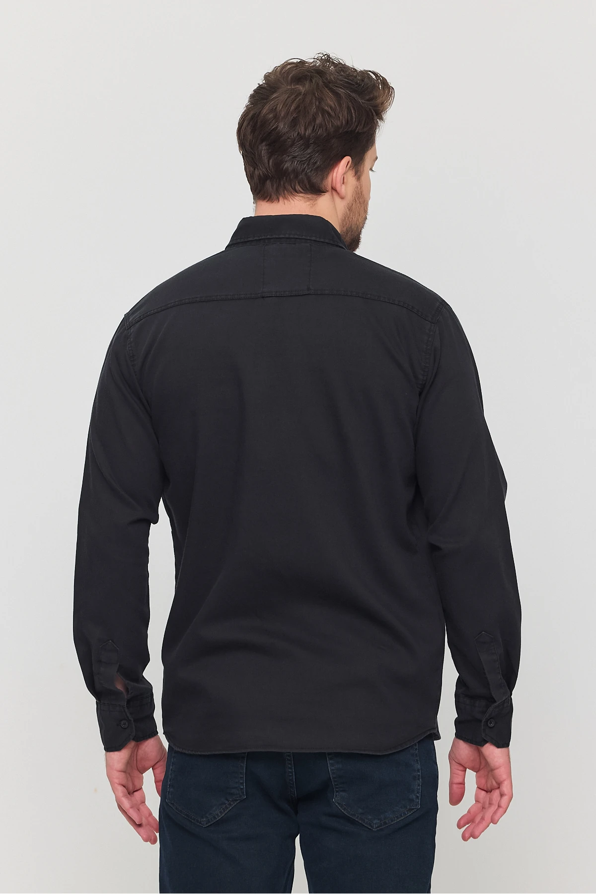 Erkek Gömlek Gri Erkek Gömlek