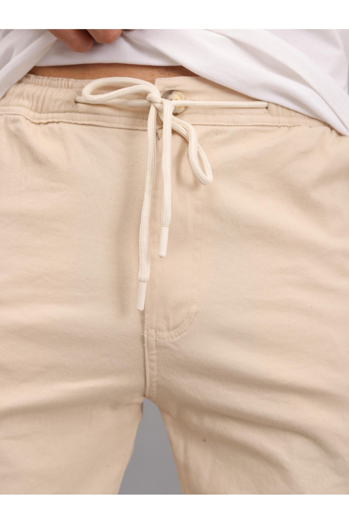 Erkek Kargo Pantolon Bej Erkek Pantolon