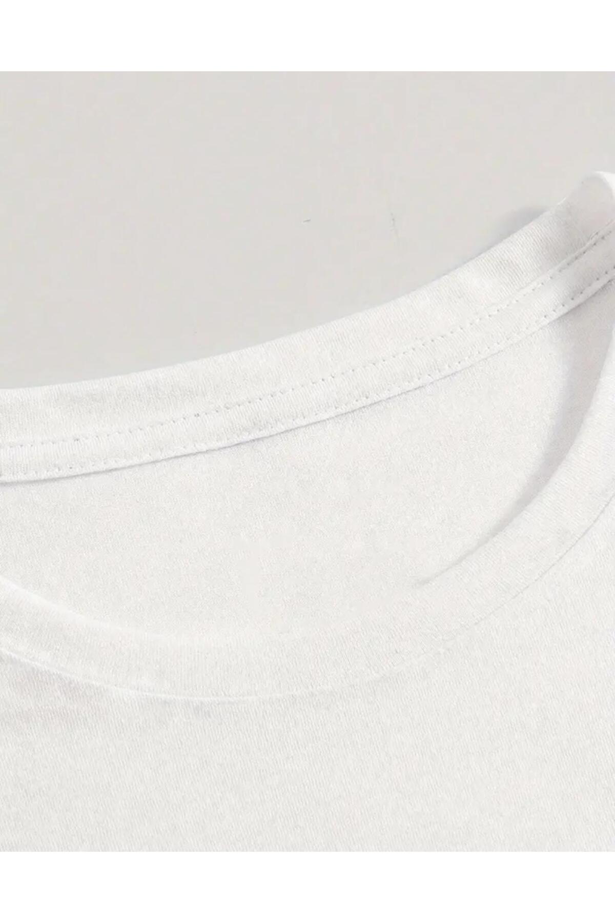 Baskılı Basic T-Shirt