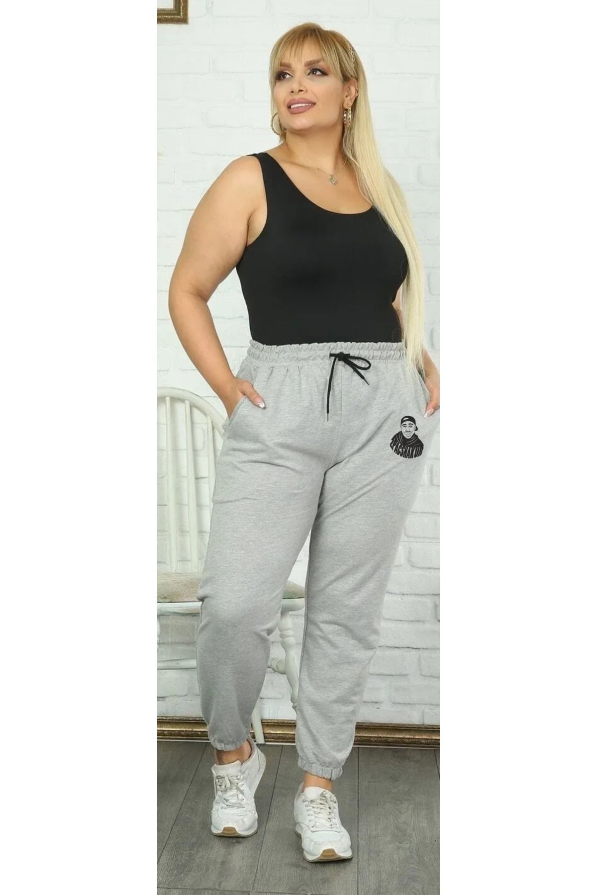 Erkek Siyah Slim Fit Jogger Eşofman Altı