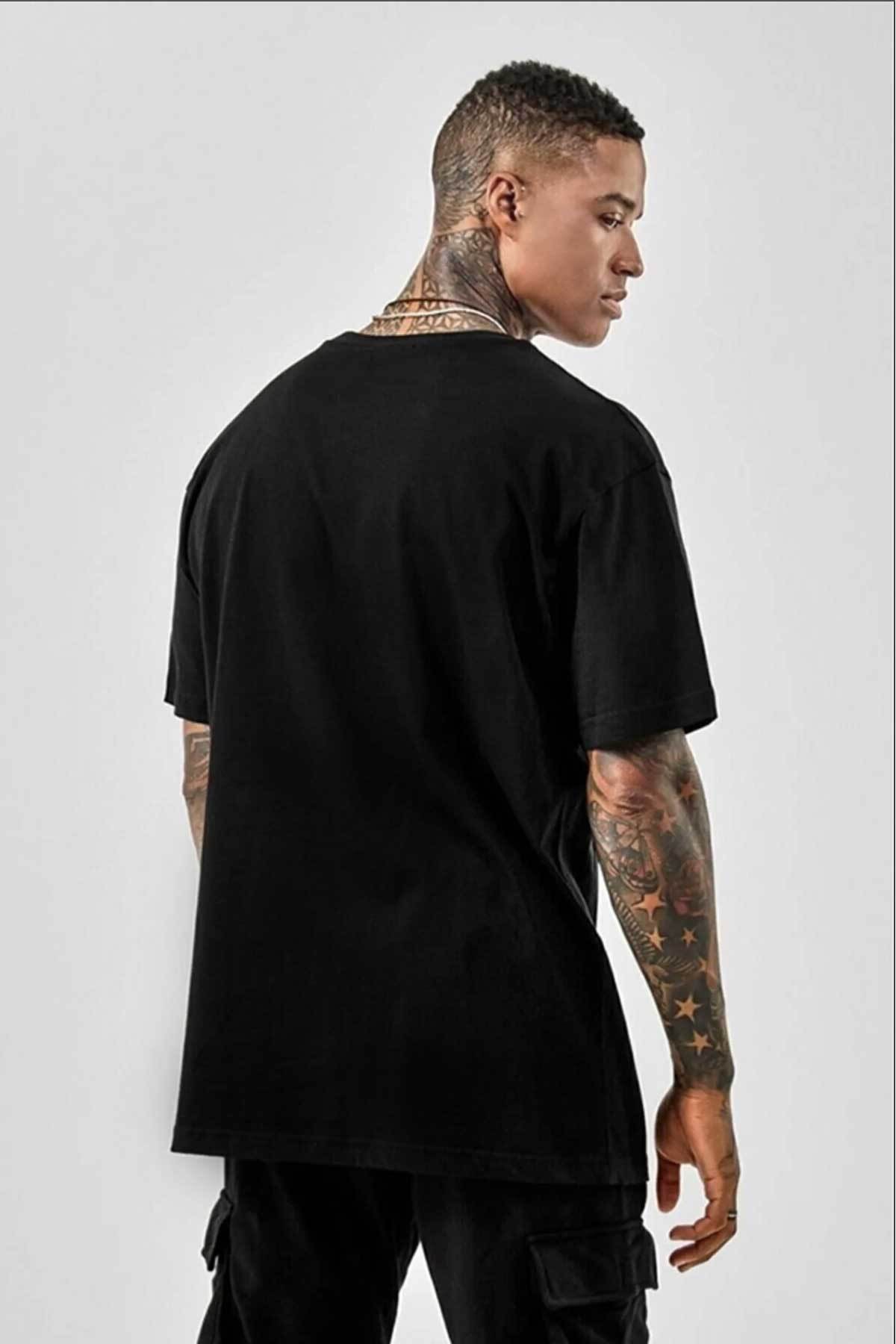 Detroit Baskılı Unisex Tişört