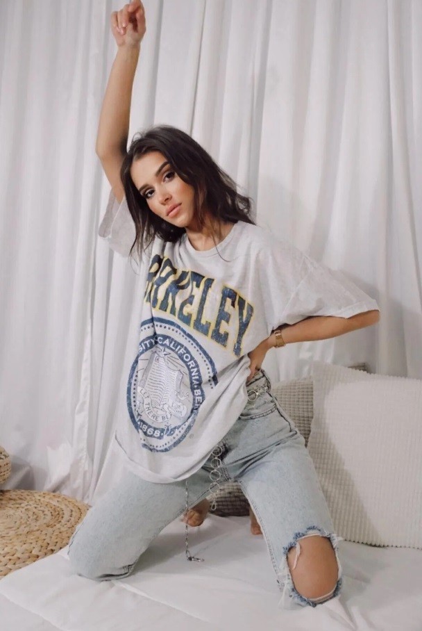 Berkeley Baskılı Unisex T-shirt
