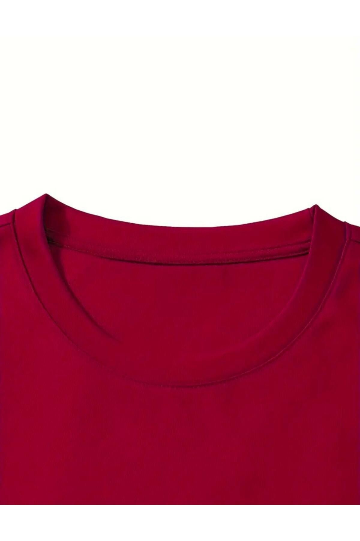Uçak Detaylı Basic T-Shirt