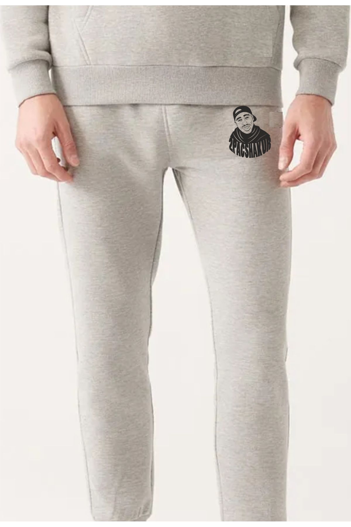 Erkek Siyah Slim Fit Jogger Eşofman Altı