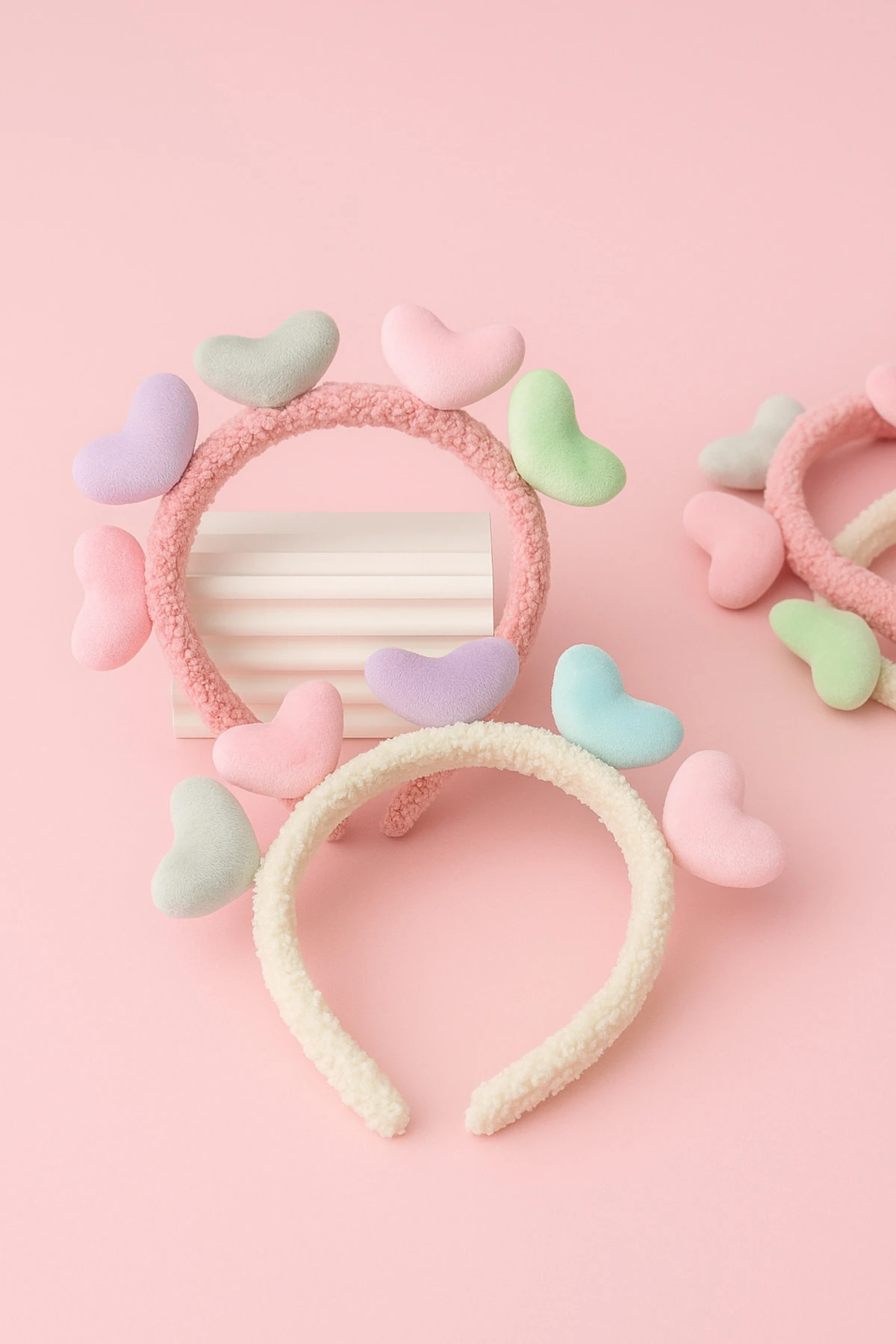 Kalpli Peluş Taç 1 Adet