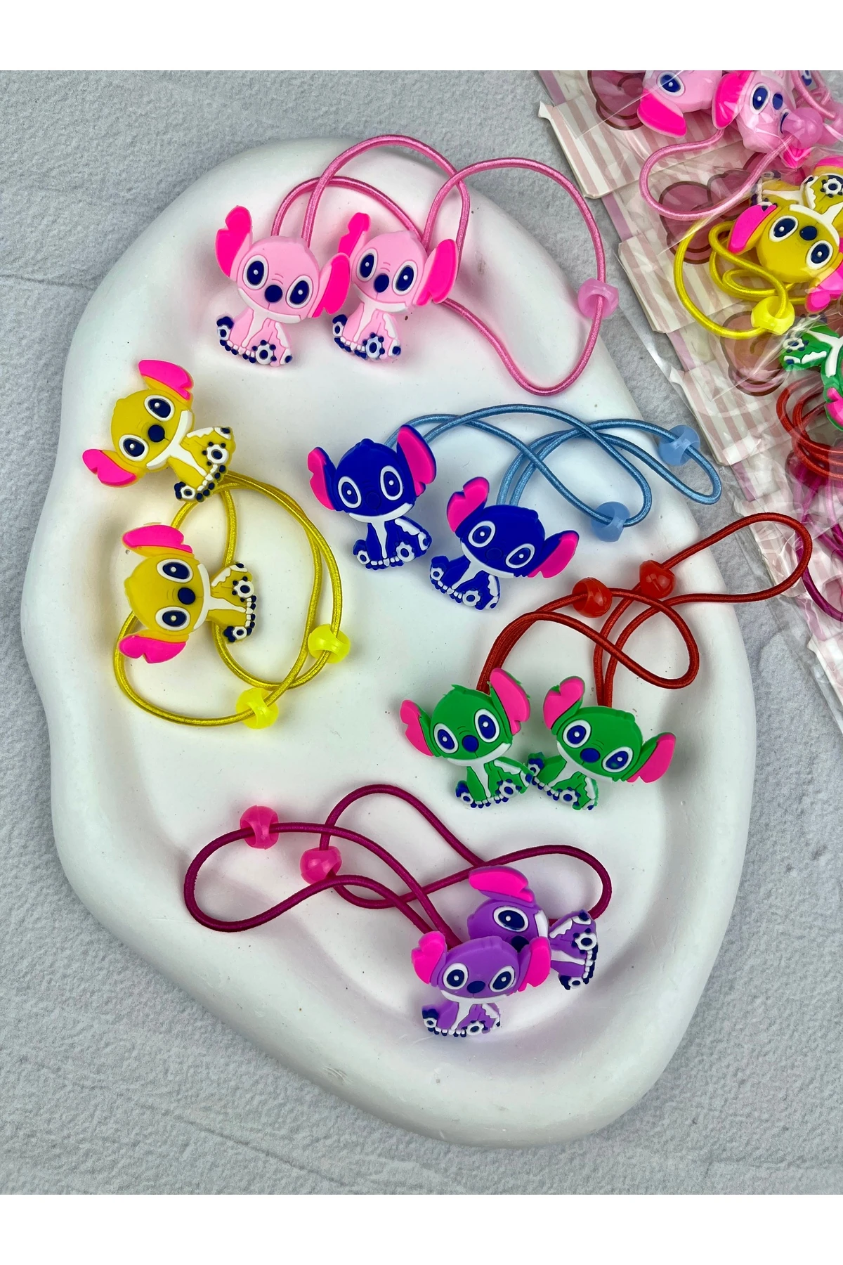 Stitch Lastik Toka Seti 5 Çift