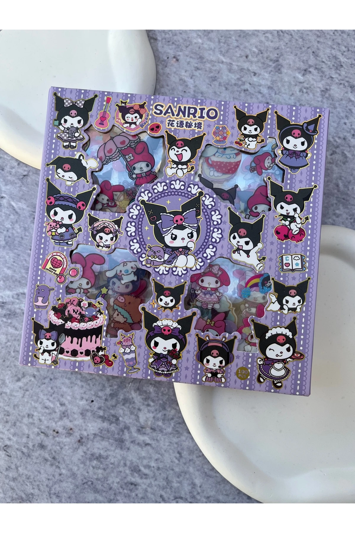 Kuromi Şeffaf Sticker Seti