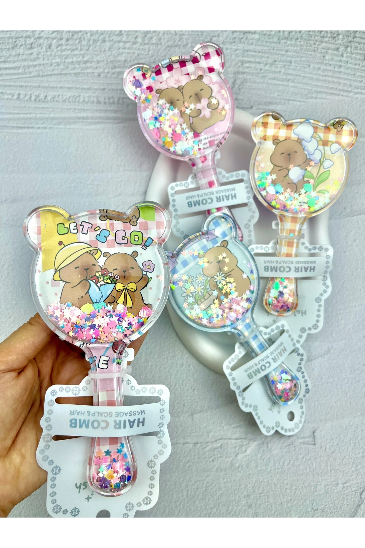 Capybara Pullu Çocuk Tarağı 1 Adet