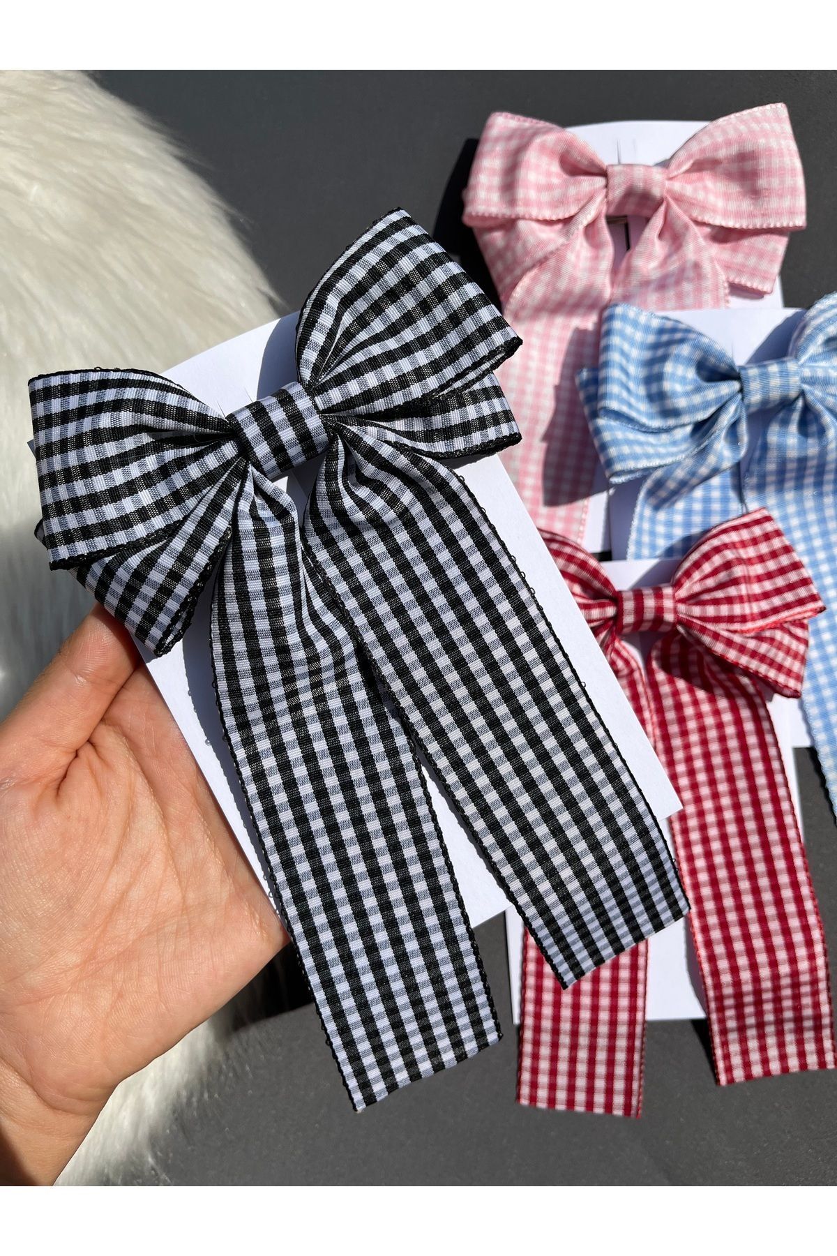 Ekose Büyük Boy Otomatik Toka - Siyah