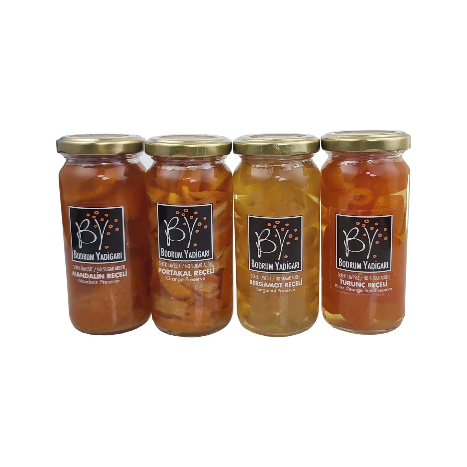 Bodrum Yadigarı Şeker İlavesiz Reçel Paketi (4x 250gr)