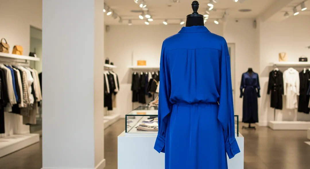 Saten Gömlek Elbise Butik