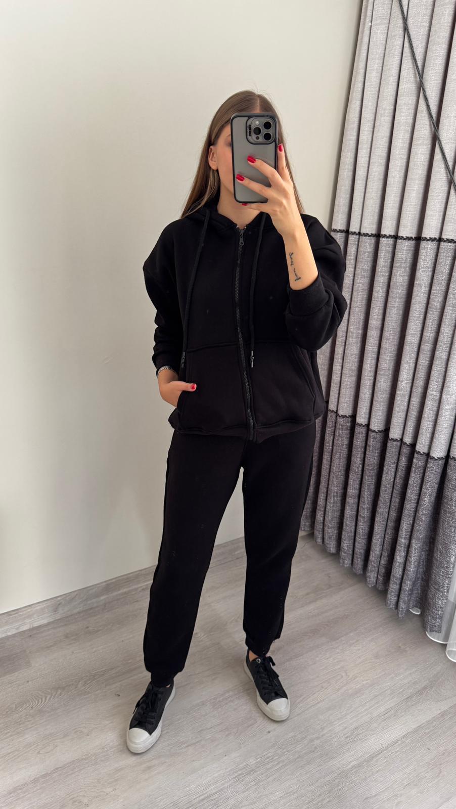 3 İplik Şardonlu Eşofman Takımı