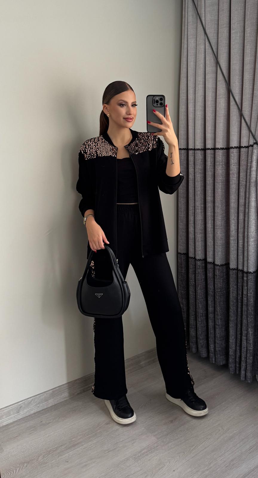 Payetli Eşofman Takımı