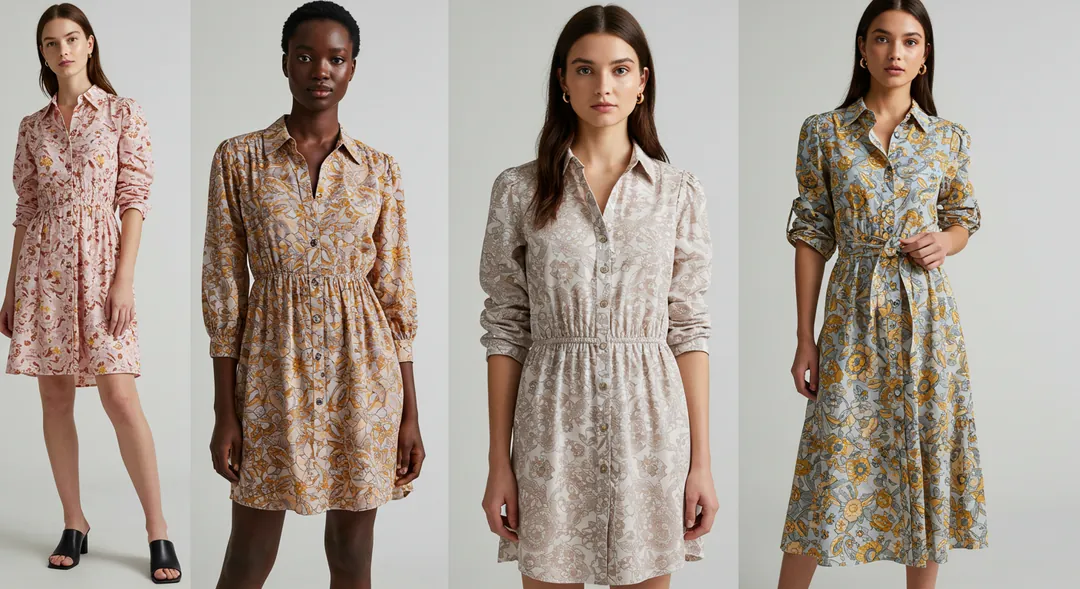 Yeni Sezon Butik Gömlek Elbiseler