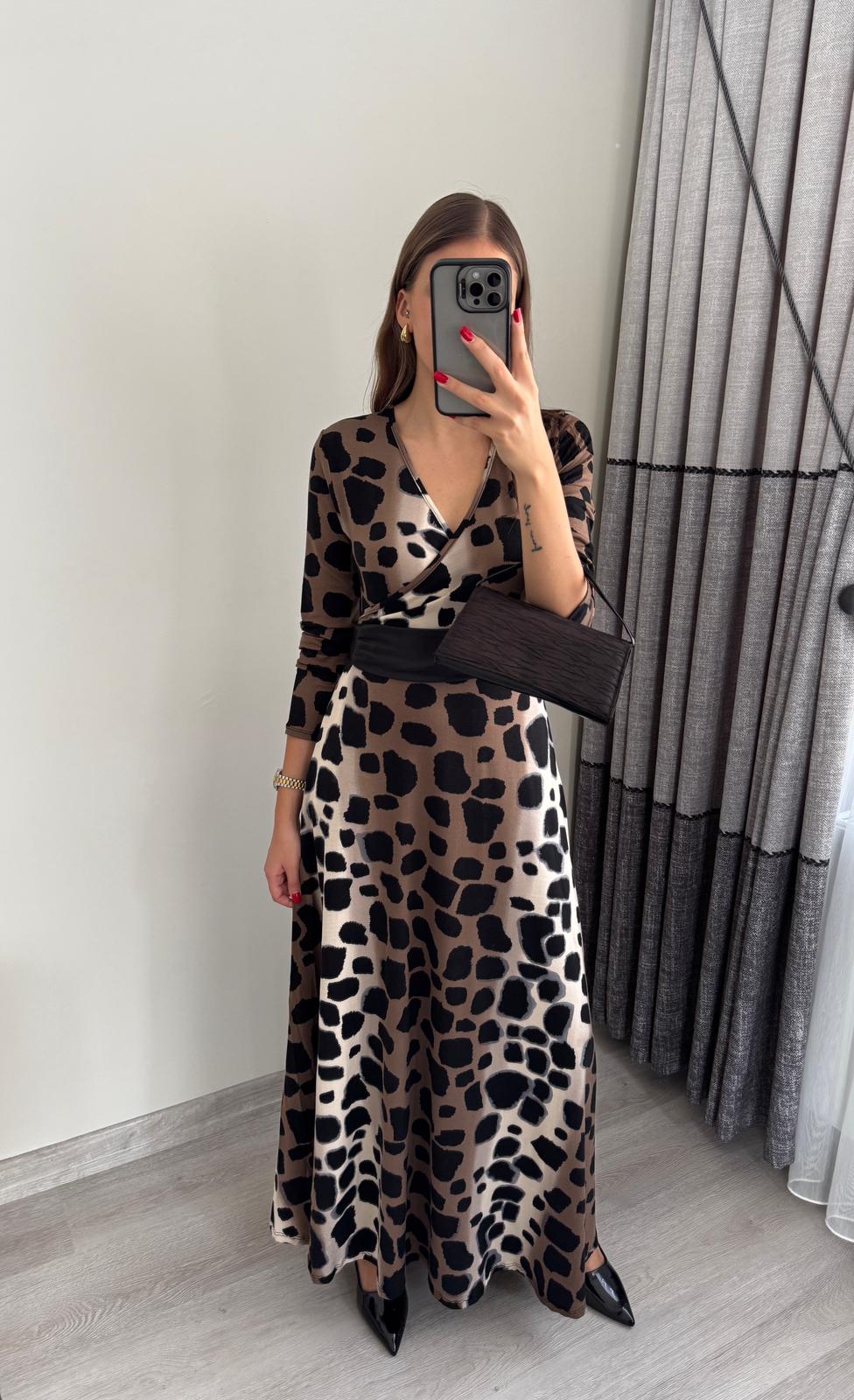 Kahve - Siyah Leopar