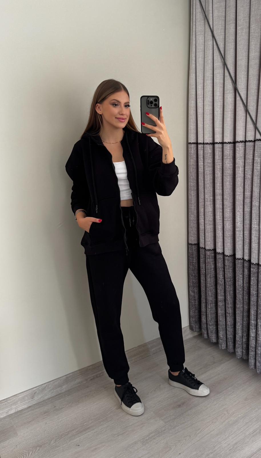 3 İplik Şardonlu Eşofman Takımı