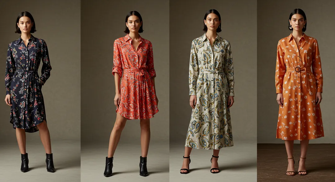 Yeni Sezon Butik Gömlek Elbiseler