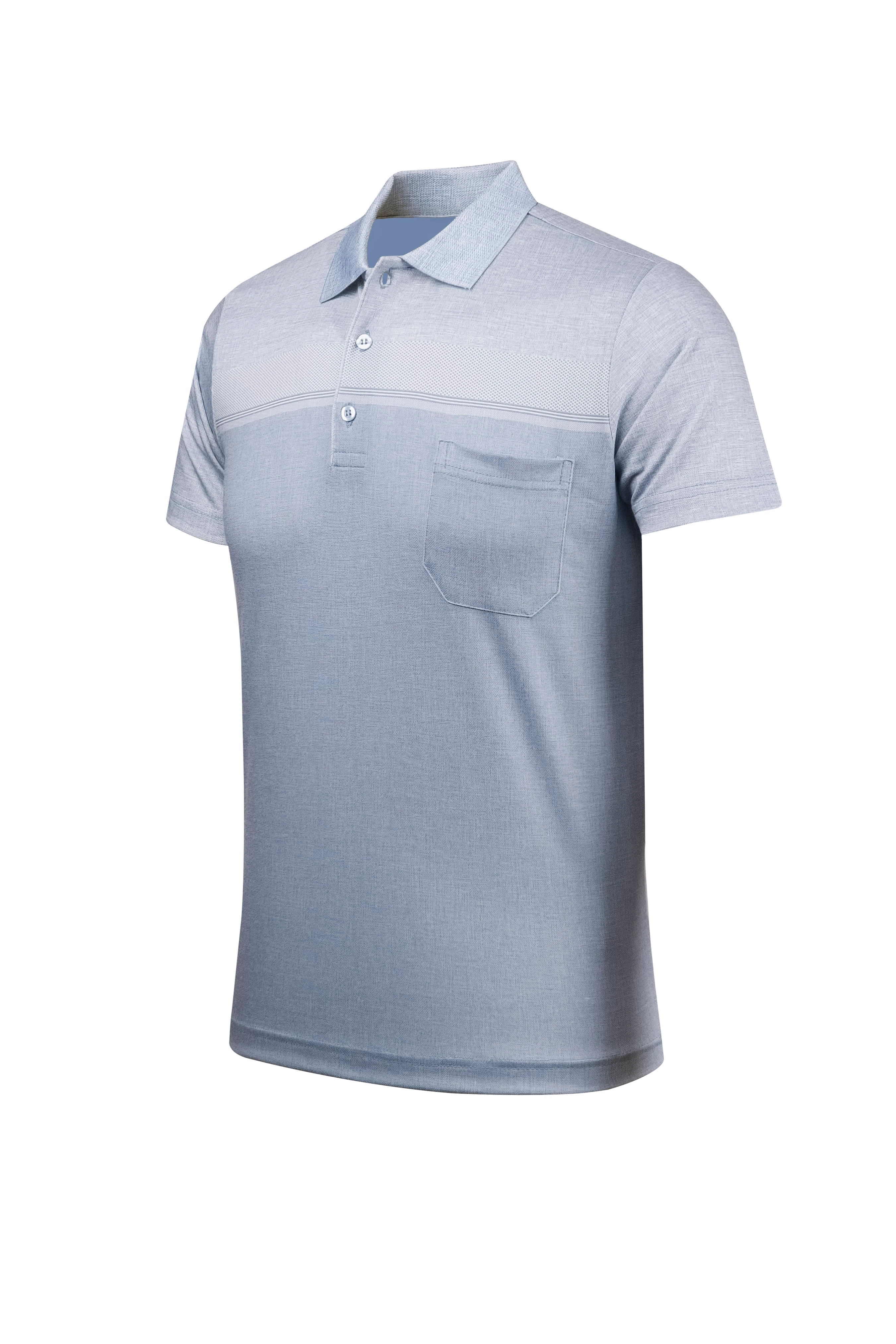 Erkek Polo Yaka Düğmeli Cepli Tişört Regular Kalıp