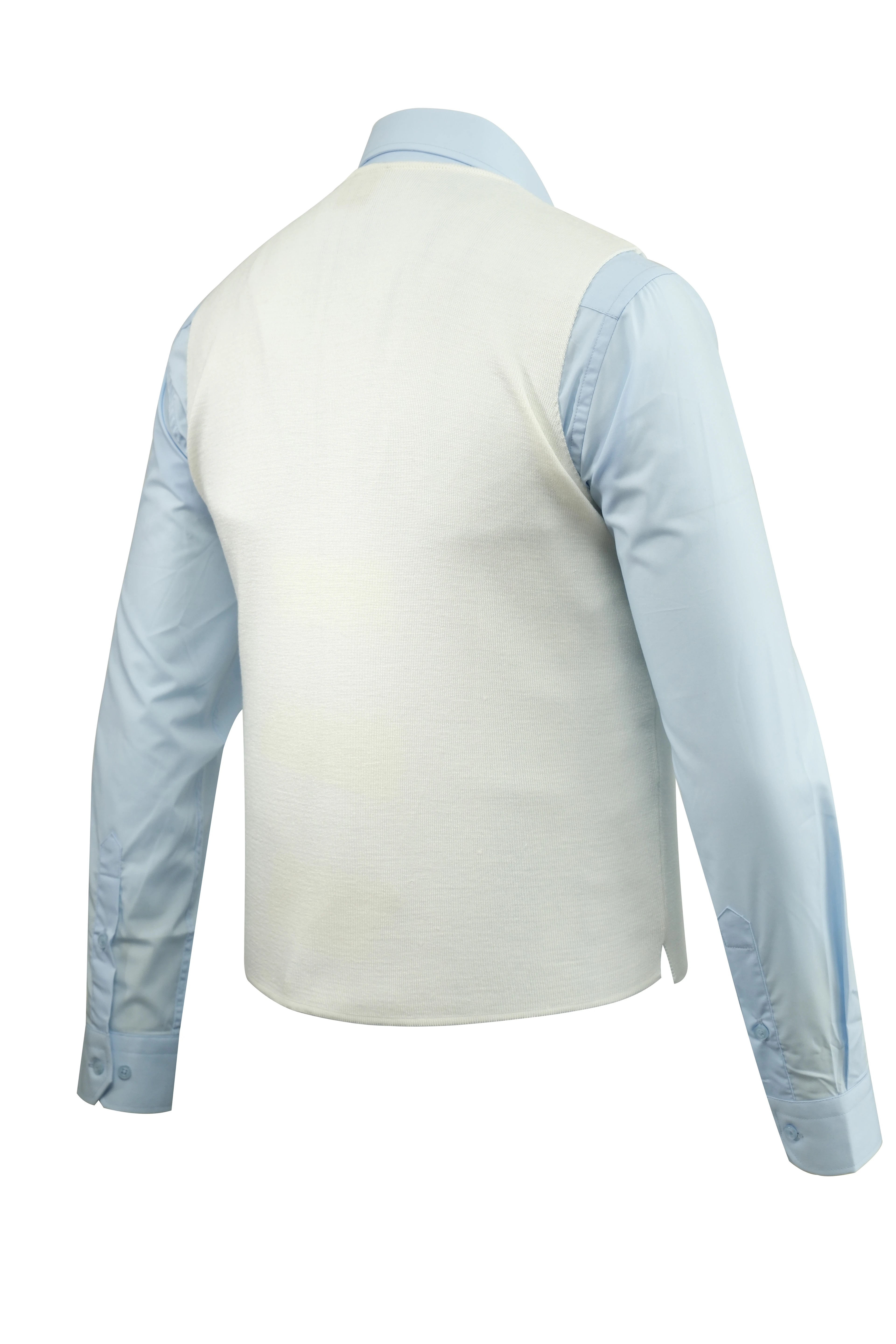 Çizgi Triko Erkek Düğmeli Spor / Regular Triko Örme Kolsuz Yelek - 4241LS